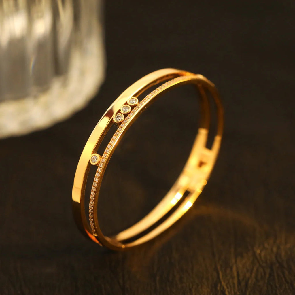 [Twinkle ]Move Romane Diamond Bangle Bracelet