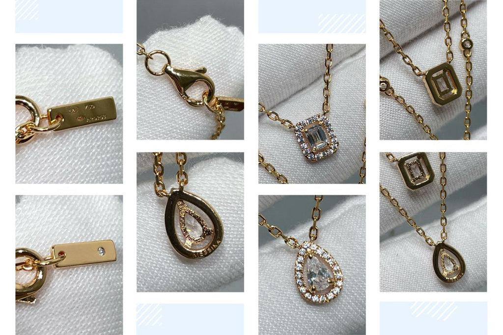 [Twinkle ]MY TWIN 2 ROW DIAMOND NECKLACE