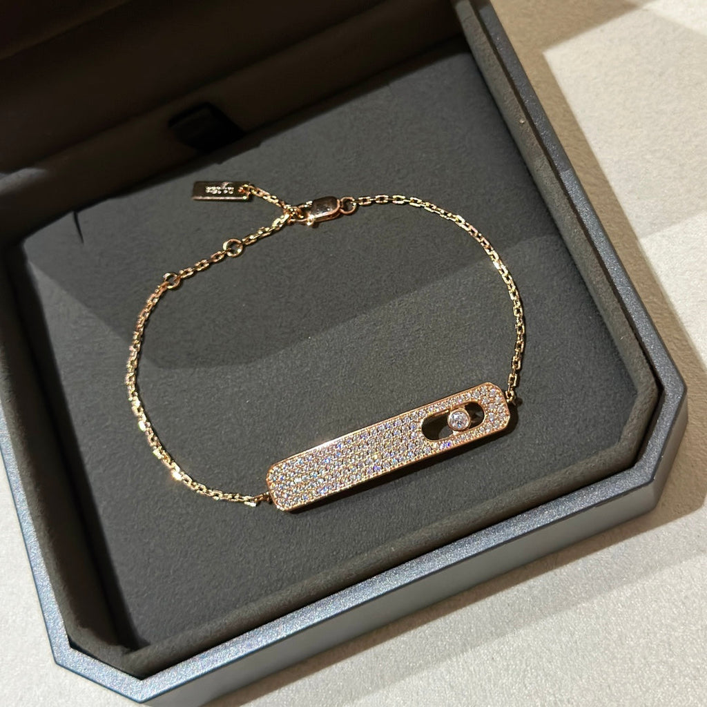 [Twinkle ]MOVE CLASSIQUE DIAMOND PAVED BRACELET