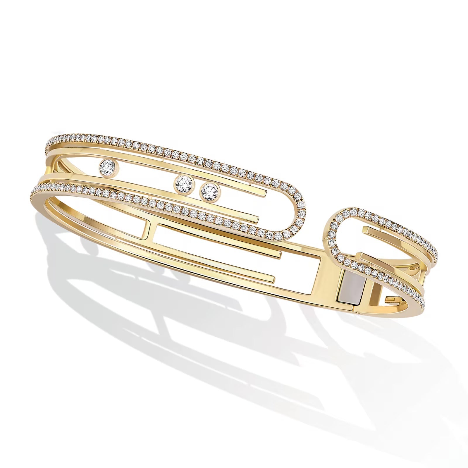 [Twinkle ]MOVE 10TH PAVED DIAMOND BRACELET