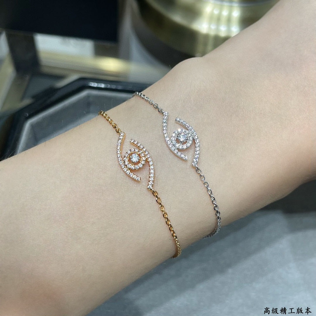[Twinkle ]Twinkle Eye Pave-Set Diamond Bracelet