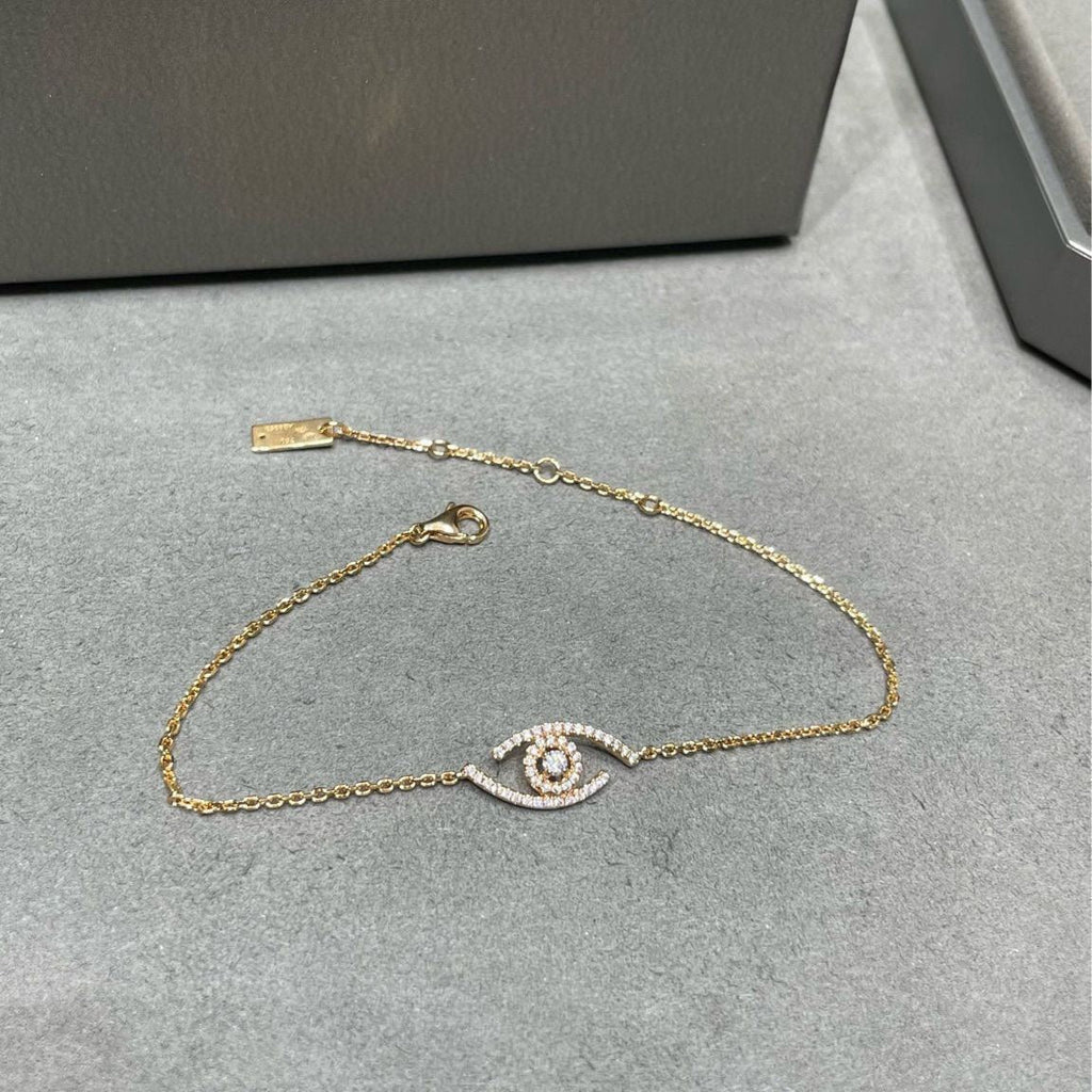 [Twinkle ]Twinkle Eye Pave-Set Diamond Bracelet