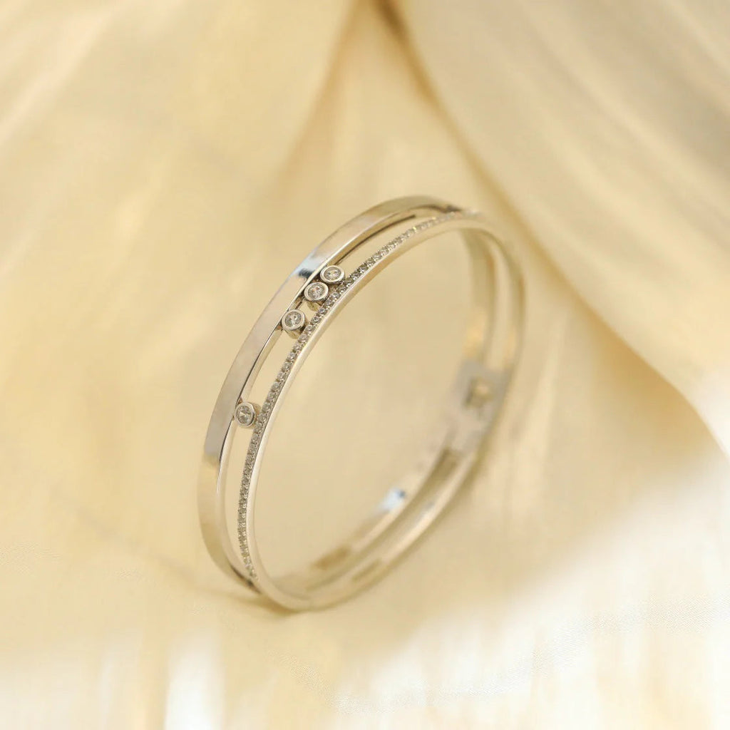 [Twinkle ]Move Romane Diamond Bangle Bracelet