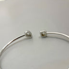 [Twinkle ]JONC FLEX MY TWIN TOI & MOI SILVER DIAMOND BRACELET