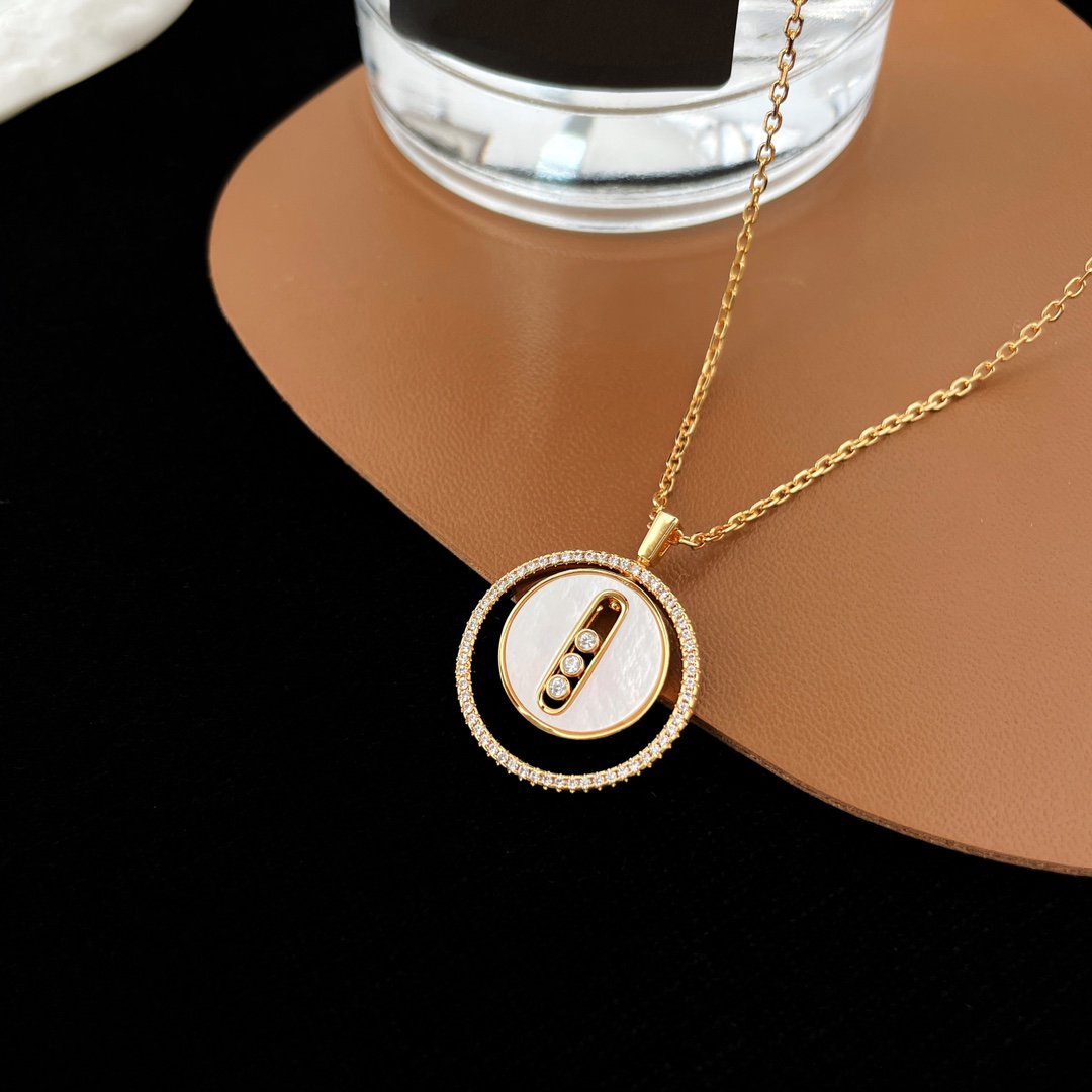 [Twinkle ]Twinkle MOVE MM NACRE BLANCHE DIAMOND NECKLACE