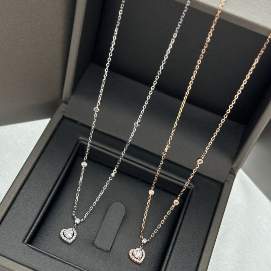 [Twinkle ]JOY HEART DIAMOND NECKLACE