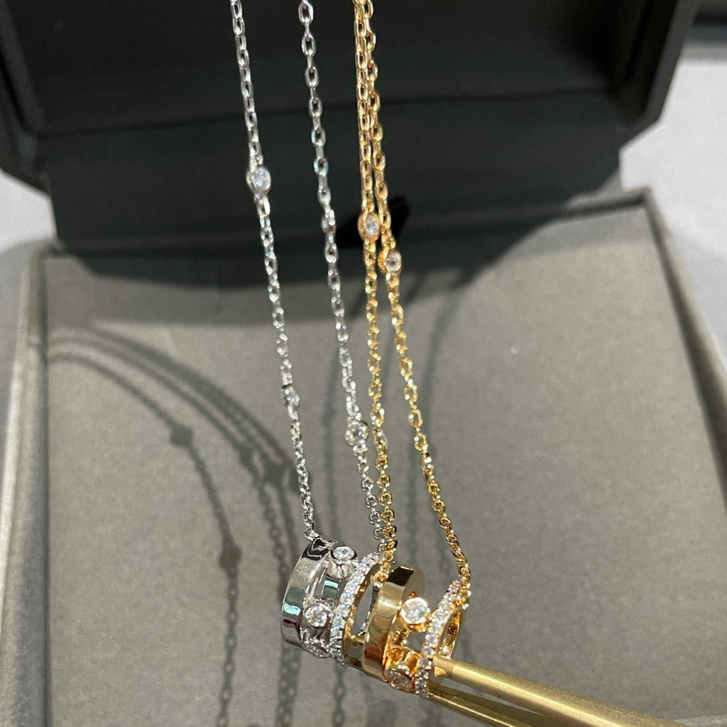 [Twinkle ]CHAIN MOVE ROMANE PEDAND NECKLACE
