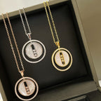 [Twinkle ]Twinkle MOVE MM NACRE BLANCHE DIAMOND NECKLACE