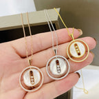 [Twinkle ]Twinkle MOVE MM NACRE BLANCHE DIAMOND NECKLACE