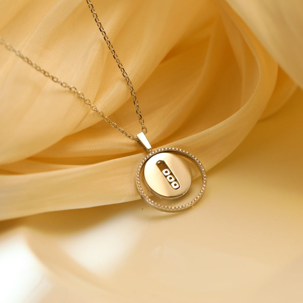 [Twinkle ]Twinkle MOVE MM SILVER DIAMOND NECKLACE