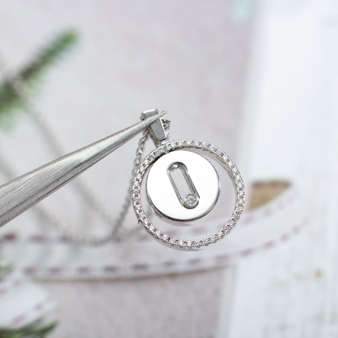[Twinkle ]Twinkle MOVE PM NECKLACE SILVER DIAMOND