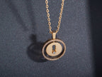 [Twinkle ]Twinkle MOVE PM NECKLACE PINK GOLD DIAMOND
