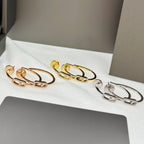 [Twinkle ]CREOLES MOVE UNO PM DIAMOND EARRINGS