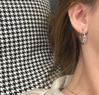 [Twinkle ]CREOLES MOVE UNO PM DIAMOND EARRINGS