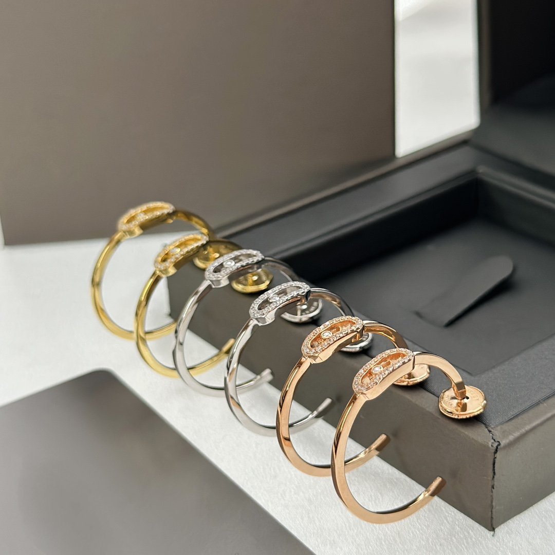 [Twinkle ]CREOLES MOVE UNO PM DIAMOND EARRINGS