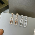 [Twinkle ]DORMEUSES MOVE UNO DIAMOND EARRINGS