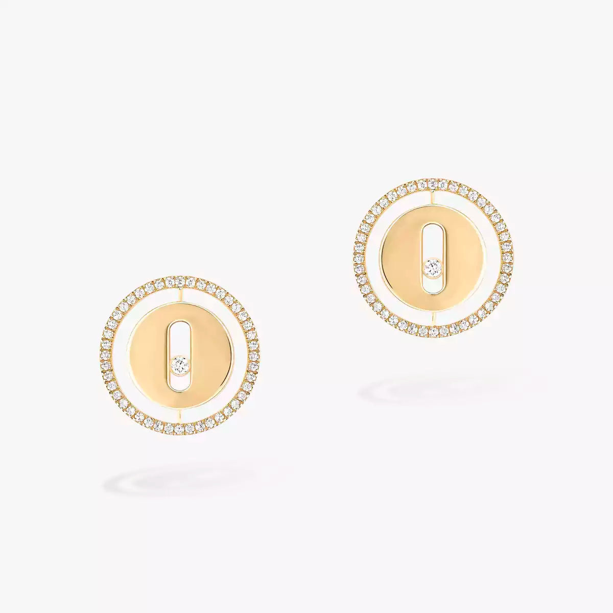 [Twinkle jewelrys]Lucky Move Diamond Earrings