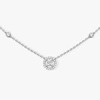 [Twinkle ]Diamond Necklace 0,20ct Brilliant Shape Joy