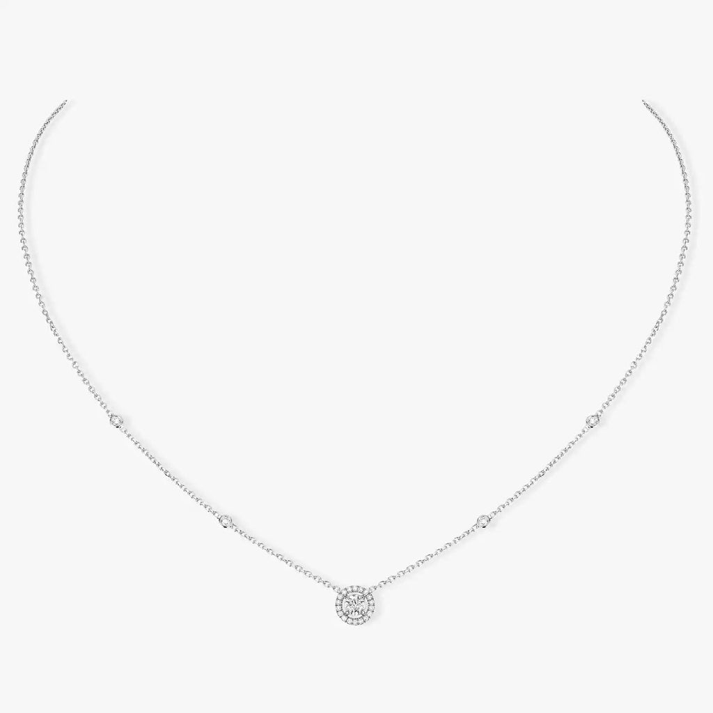 [Twinkle ]Diamond Necklace 0,20ct Brilliant Shape Joy