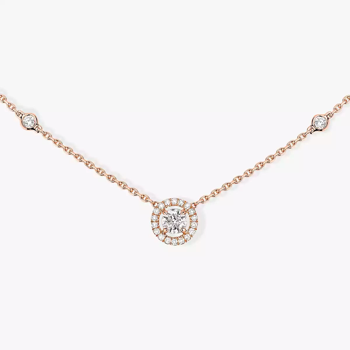 [Twinkle ]Diamond Necklace 0,20ct Brilliant Shape Joy