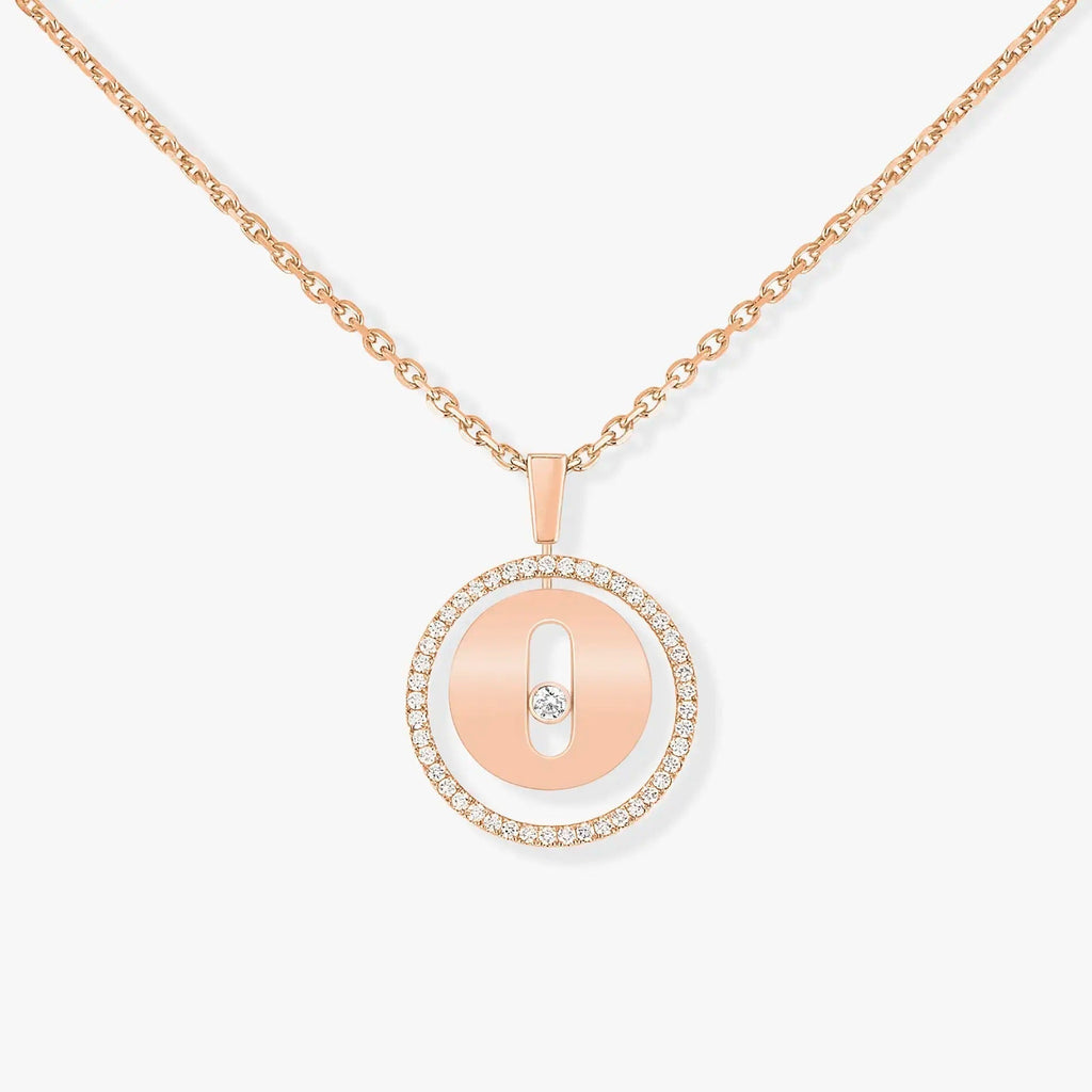 [Twinkle ]Twinkle MOVE PM NECKLACE PINK GOLD DIAMOND