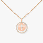 [Twinkle ]Twinkle MOVE PM NECKLACE PINK GOLD DIAMOND