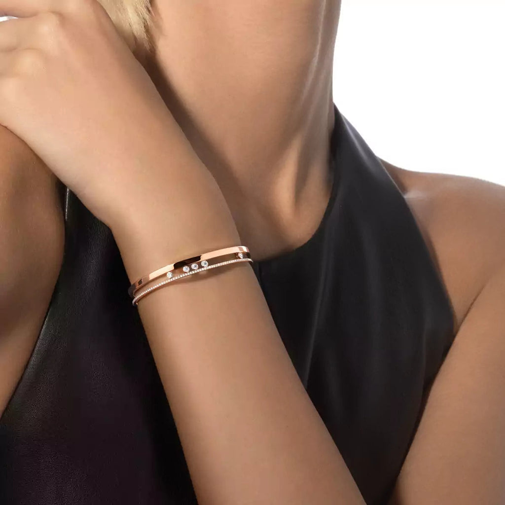 [Twinkle ]Move Romane Diamond Bangle Bracelet