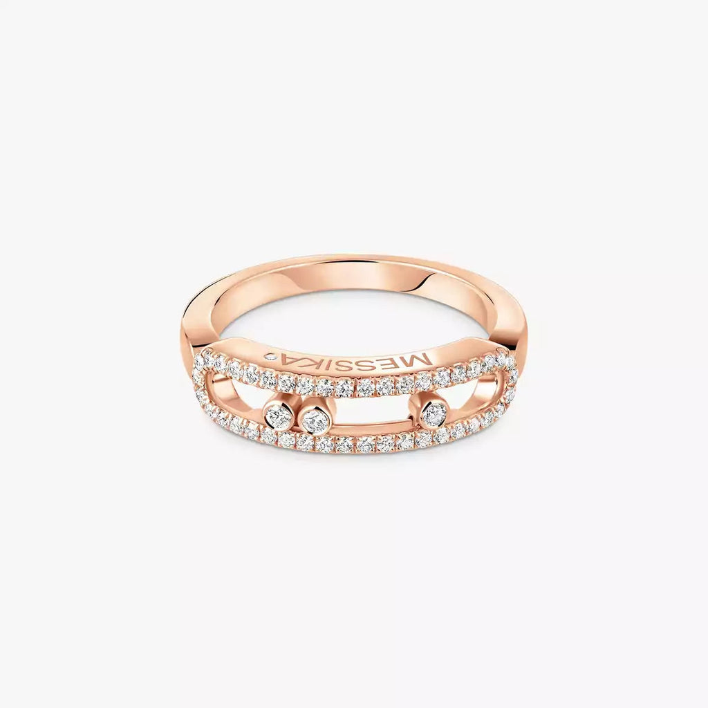[Twinkle ] Baby Move Gold Diamond Pave_ Ring