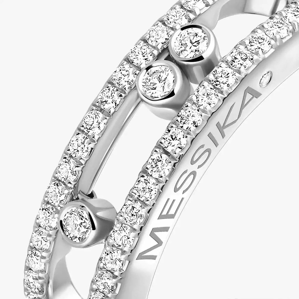 [Twinkle ] Baby Move Gold Diamond Pave_ Ring