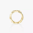 [Twinkle ]Move Link Pave_-Set Diamond Ring in Gold