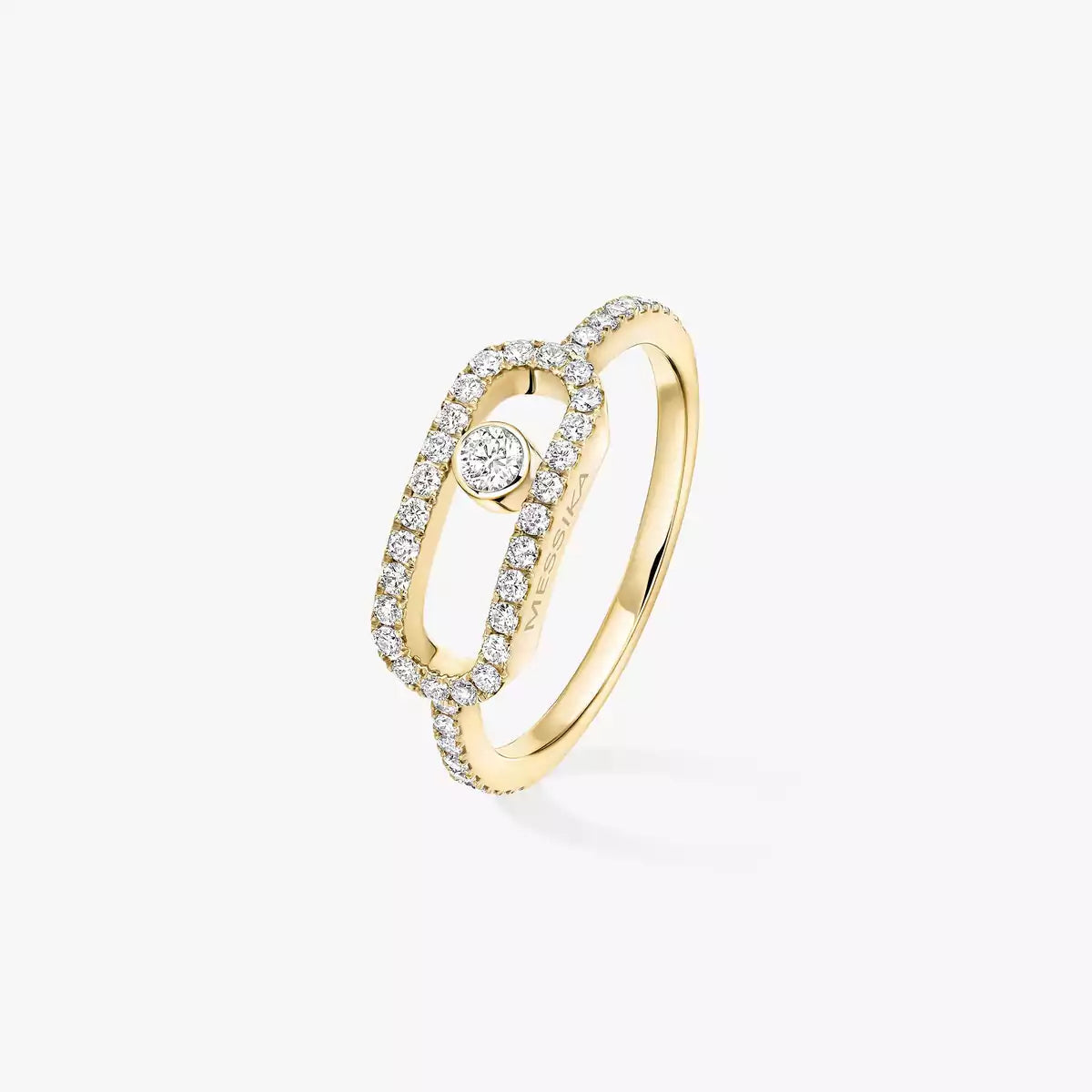 [Twinkle ]Move Uno Diamond Ring in Gold