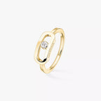 [Twinkle ]Move Uno Diamond Ring in Gold