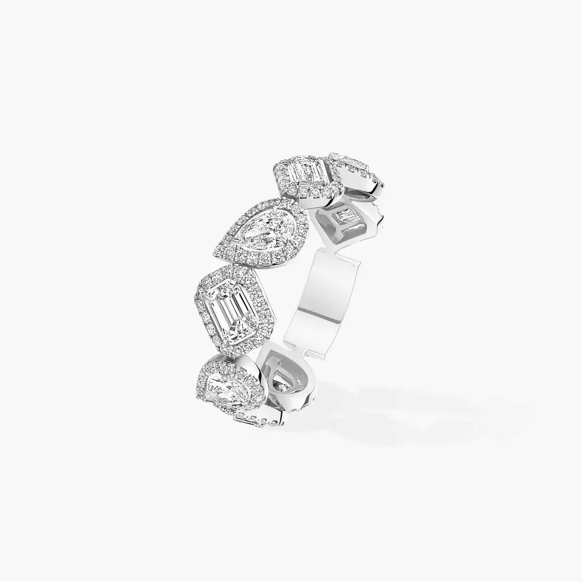 [Twinkle ]Diamond Wedding Ring My Twin