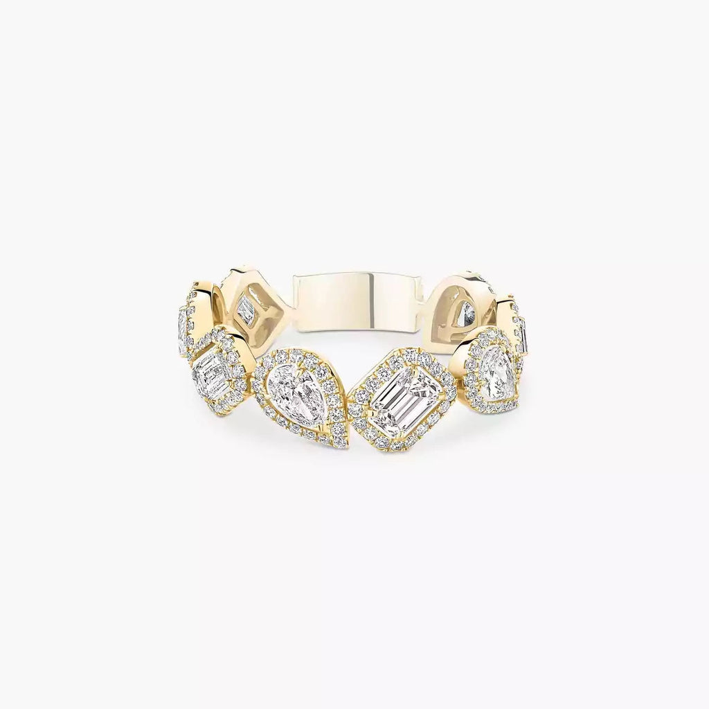 [Twinkle ]Diamond Wedding Ring My Twin