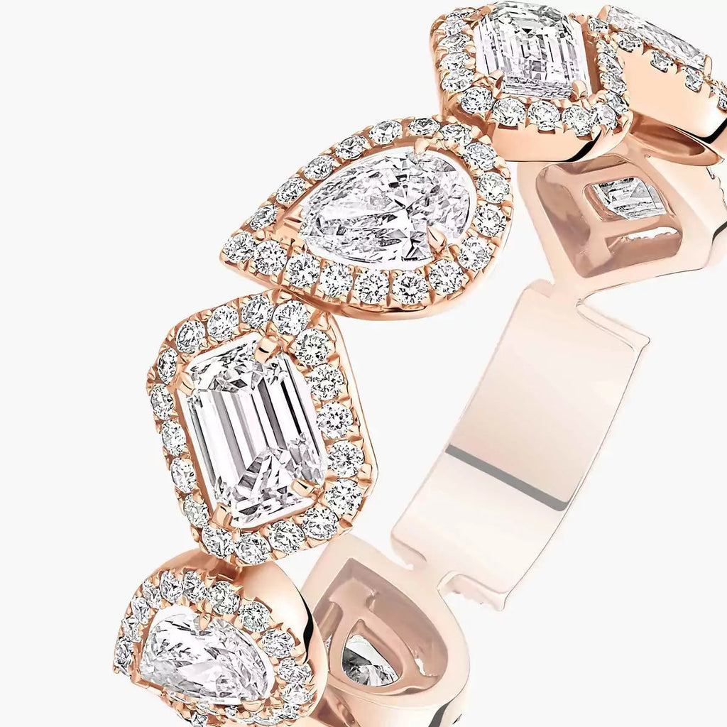 [Twinkle ]Diamond Wedding Ring My Twin