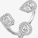 [[Twinkle ] Diamond Ring 0,25ct My Twin Trilogy