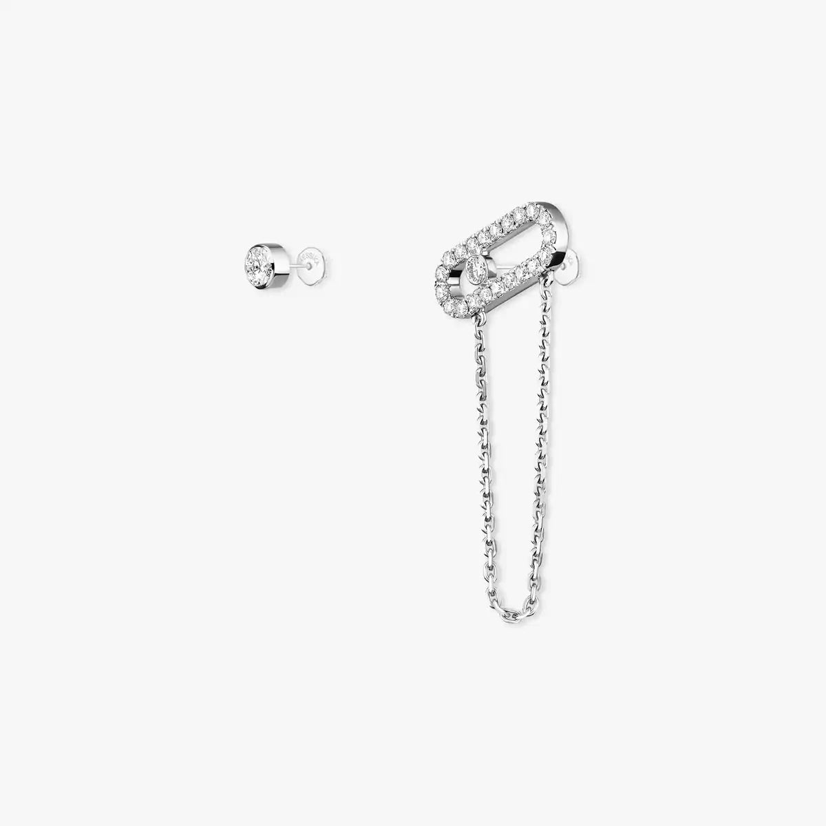 [Twinkle ]Move Uno Diamond Earrings