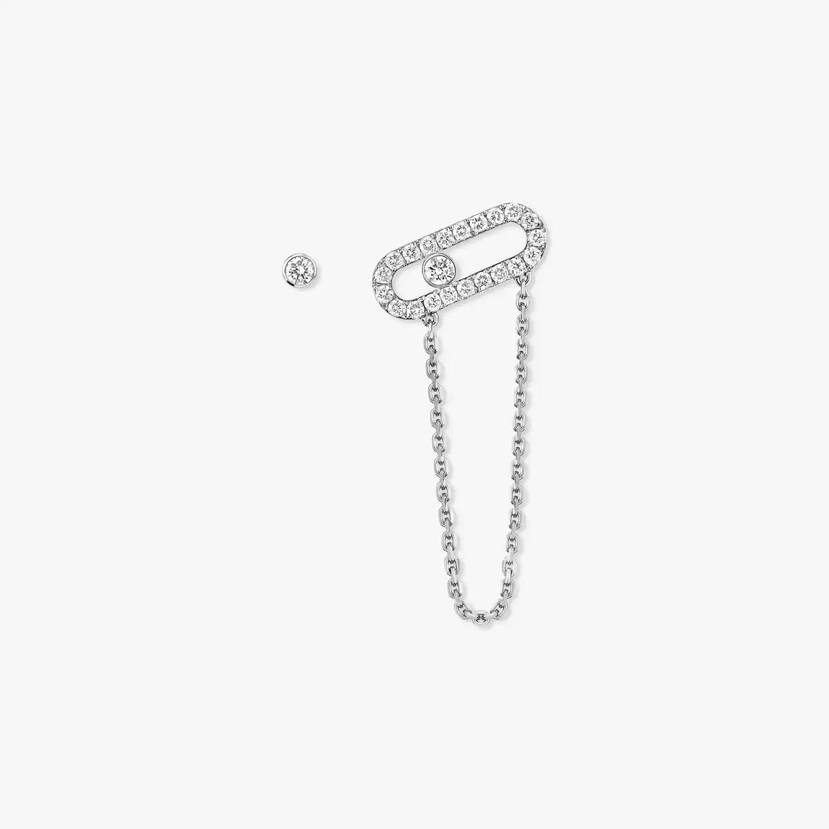 [Twinkle ]Move Uno Diamond Earrings