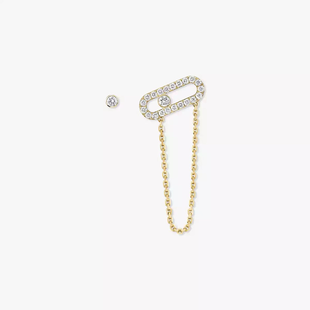 [Twinkle ]Move Uno Diamond Earrings
