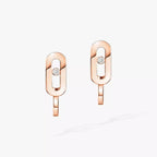 [Twinkle ]Diamond Mini Hoop Earrings Move Classique