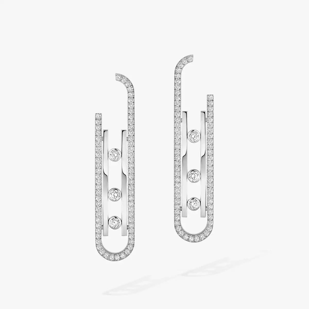 [Twinkle ]Diamond Pendant Earrings Move 10Th
