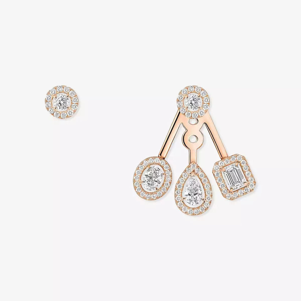 [Twinkle ] My Twin Trio  Diamond Earrings