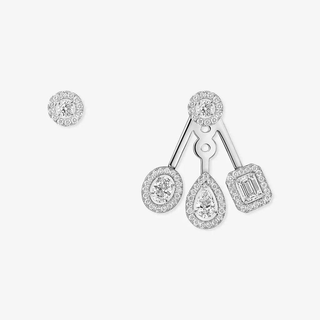 [Twinkle ] My Twin Trio  Diamond Earrings