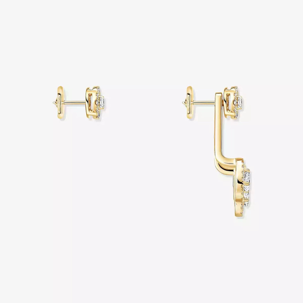 [Twinkle ] My Twin Trio  Diamond Earrings