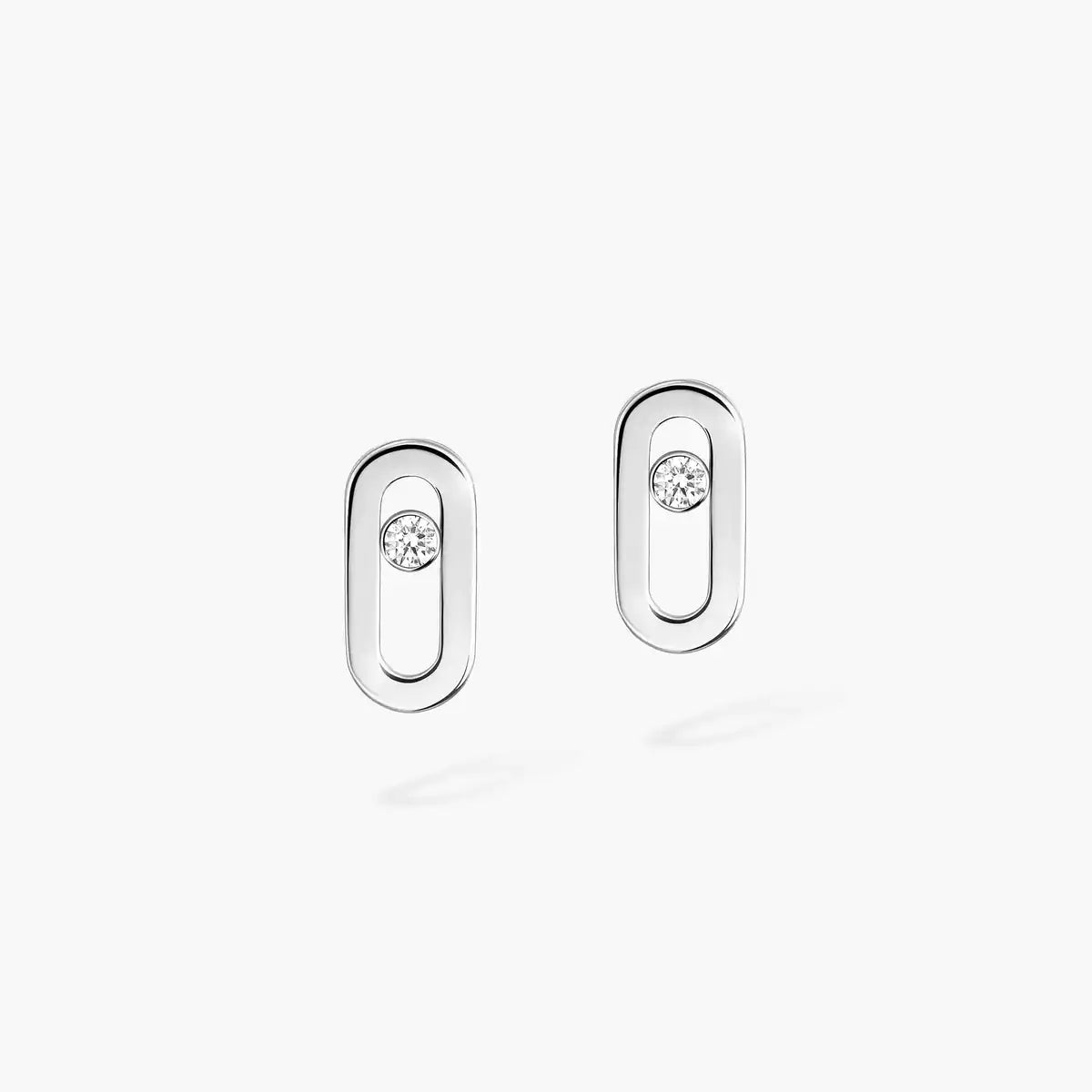 [Twinkle ]Move Uno Diamond Stud Earrings