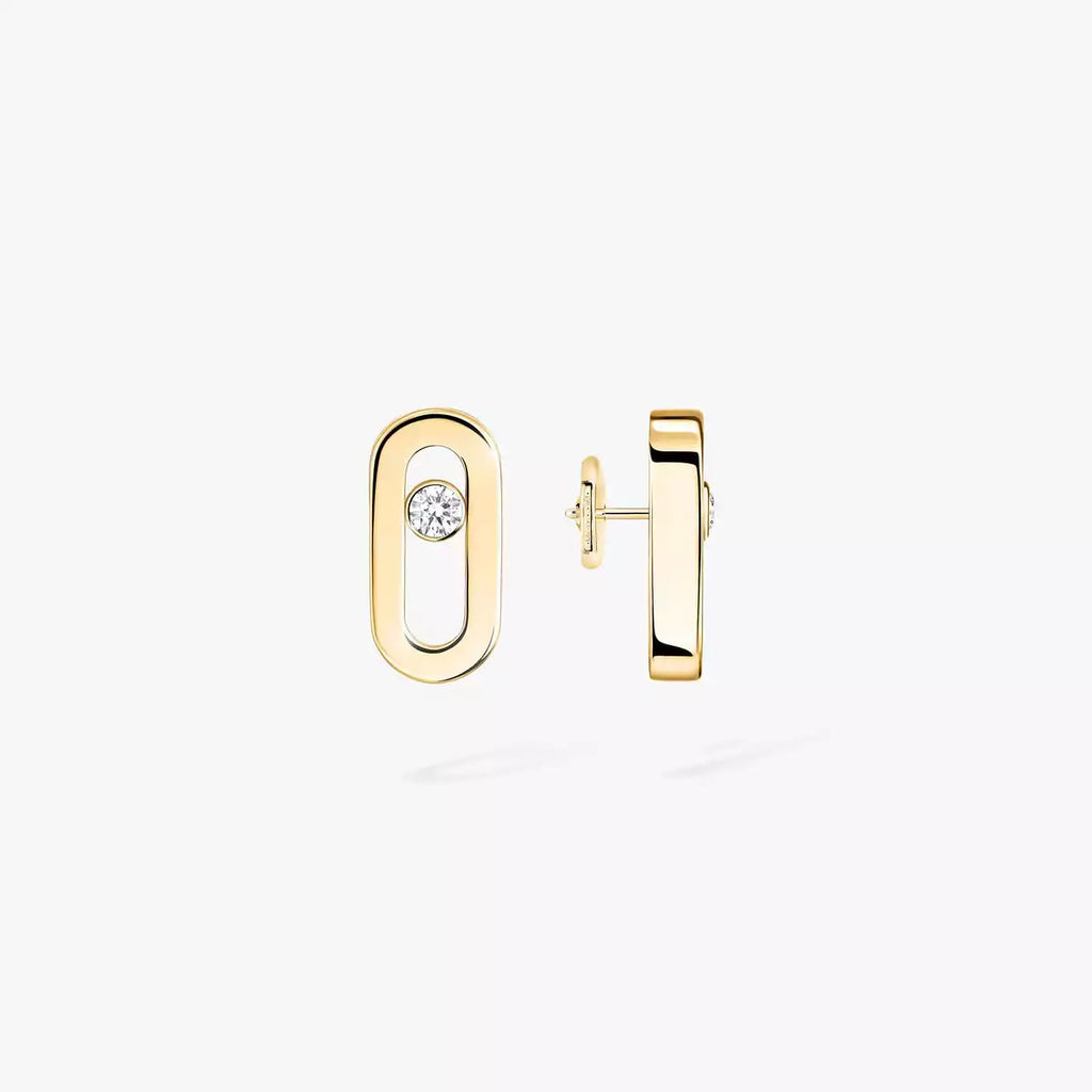 [Twinkle ]Move Uno Diamond Stud Earrings