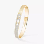 [Twinkle ]Move Noa Ciselé half pavé bangle