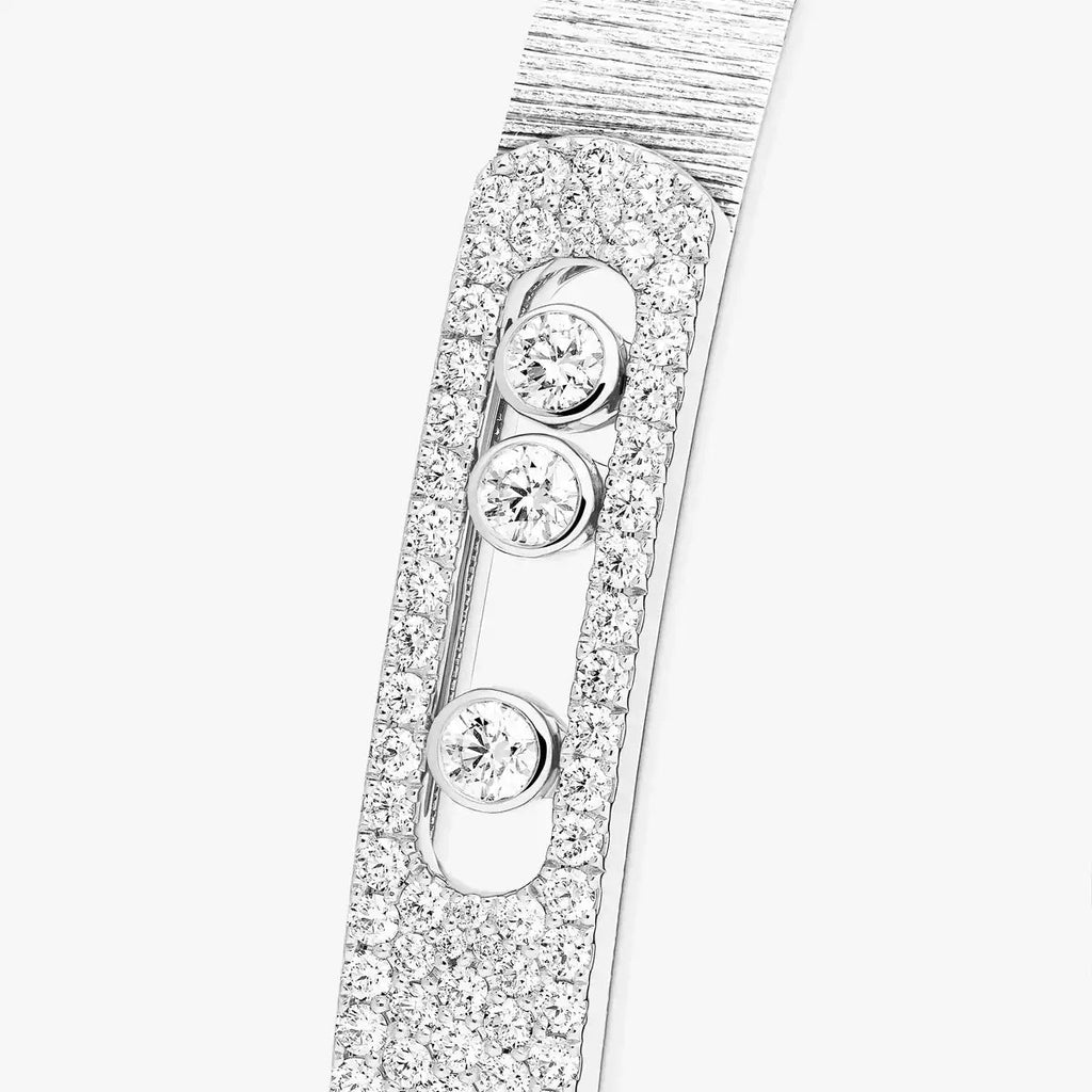 [Twinkle ]Move Noa Ciselé half pavé bangle