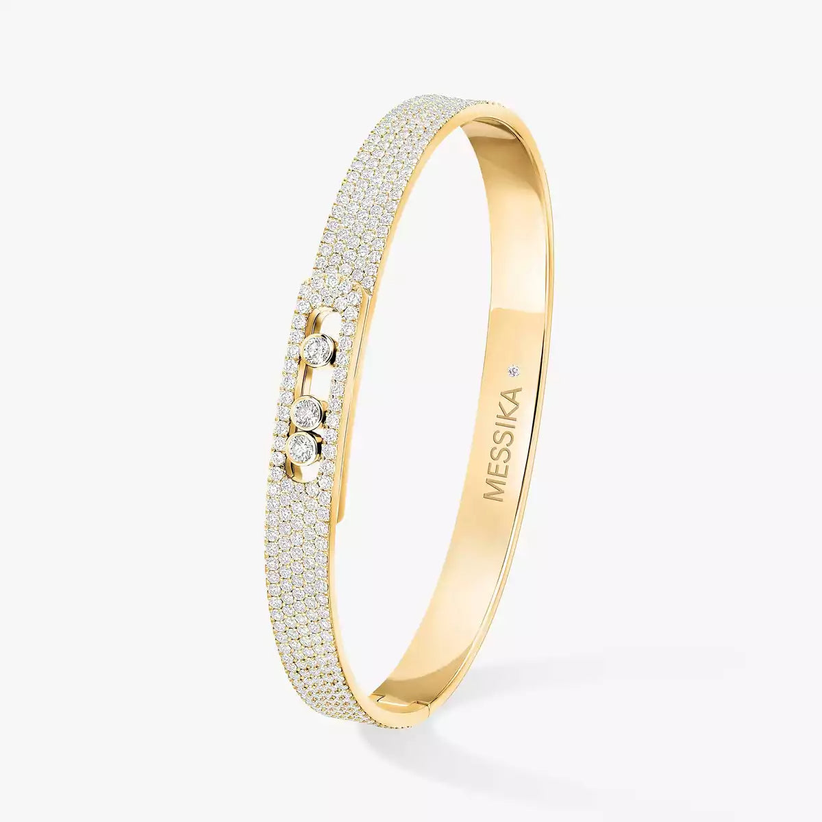 [Twinkle ]Move Noa Full Pavé Diamond Bangle Bracelet