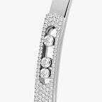 [Twinkle ]Move Noa Rose Gold Pavé Diamond Bangle Bracelet